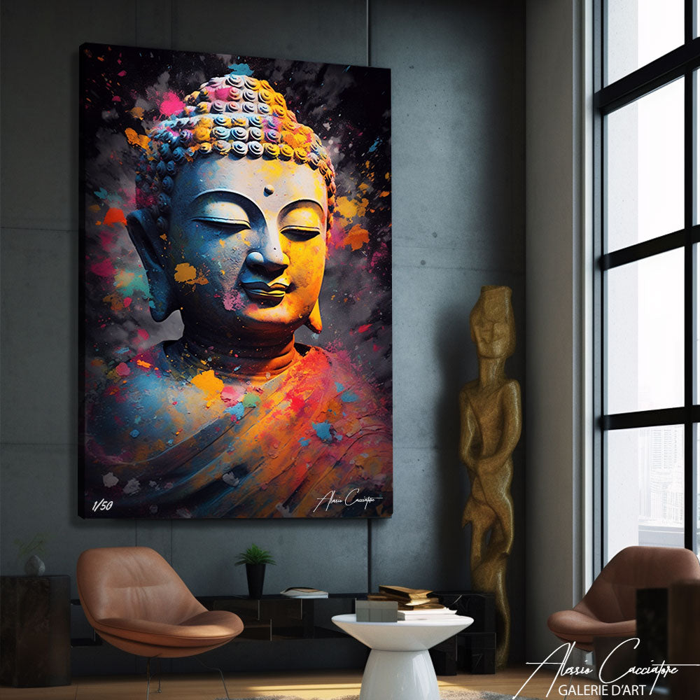 tableau de bouddha