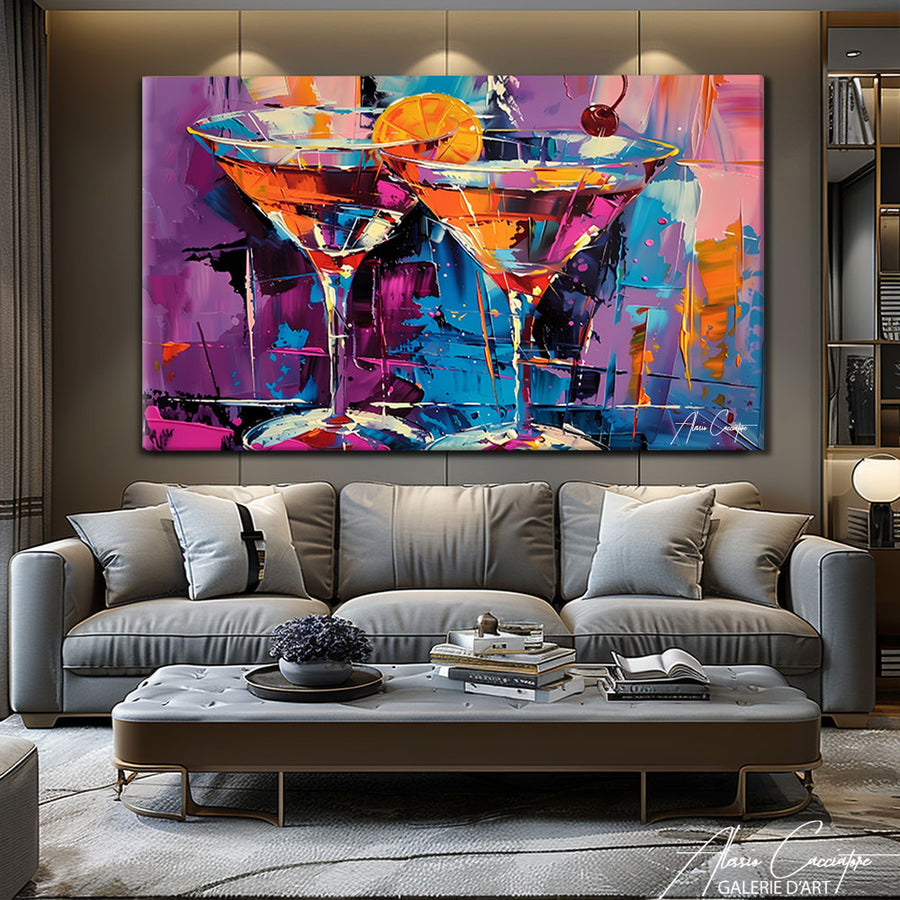 Tableau Décoration Cocktail – mise en situation
