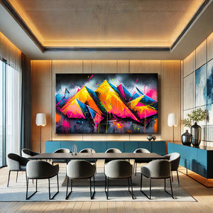 Tableau Panoramique Montagne