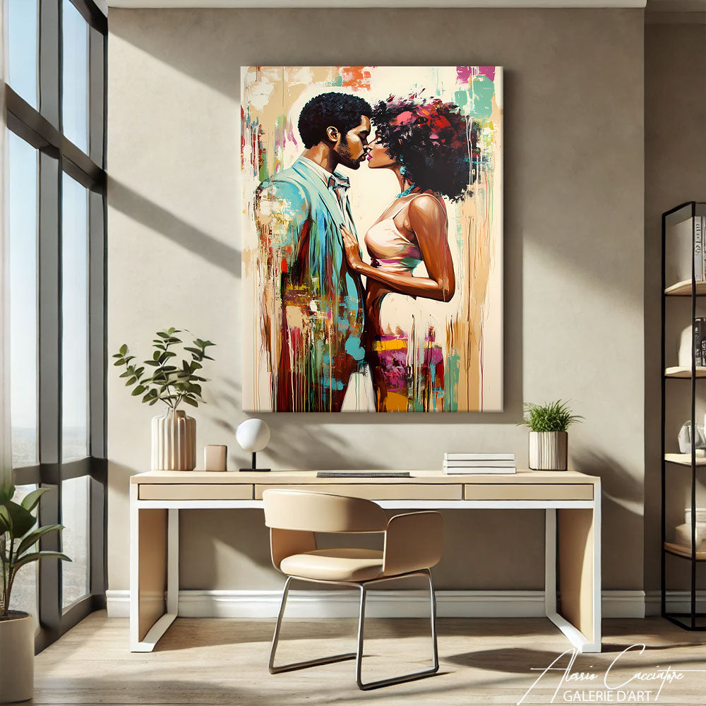 Tableau Romantique Amour
