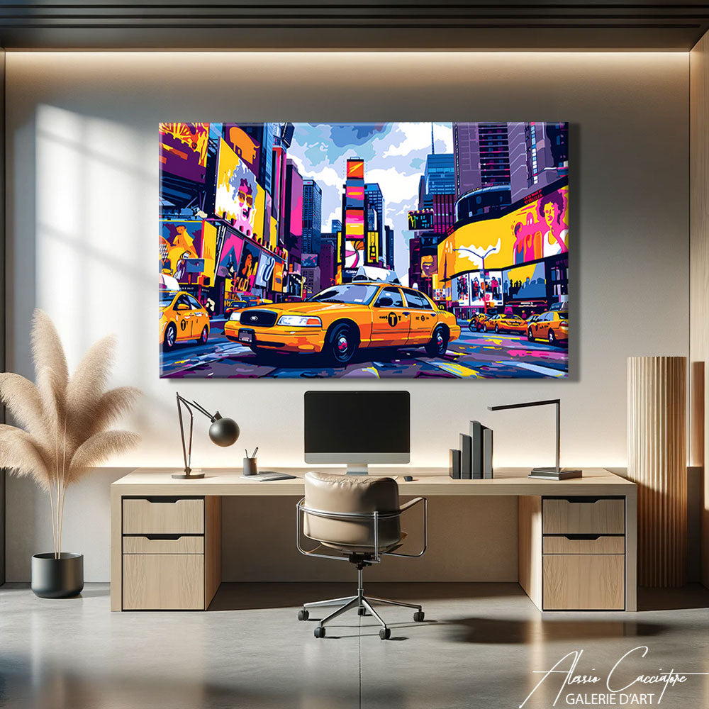 Tableau New York Peinture
