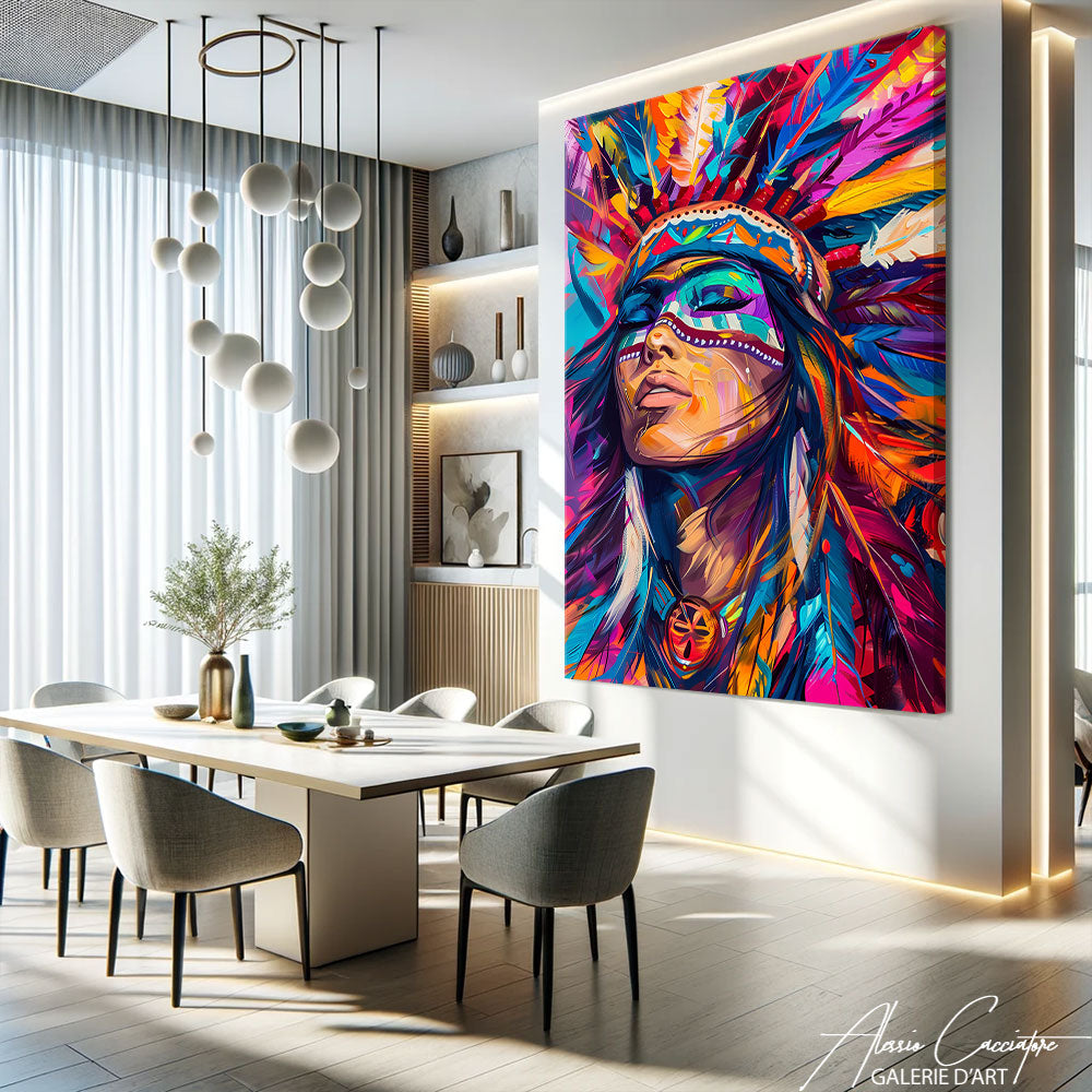 tableau amérindienne