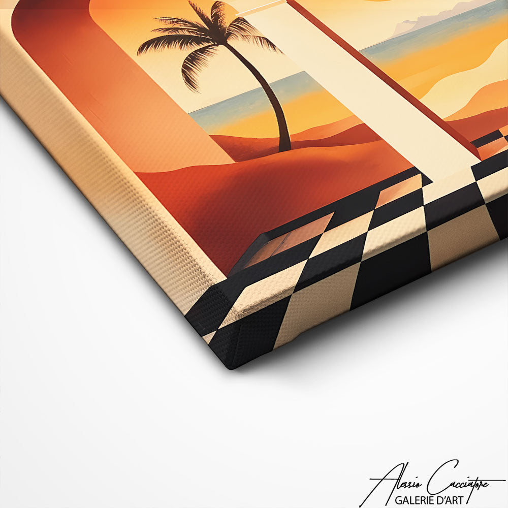 Art Mural Terracotta Beige