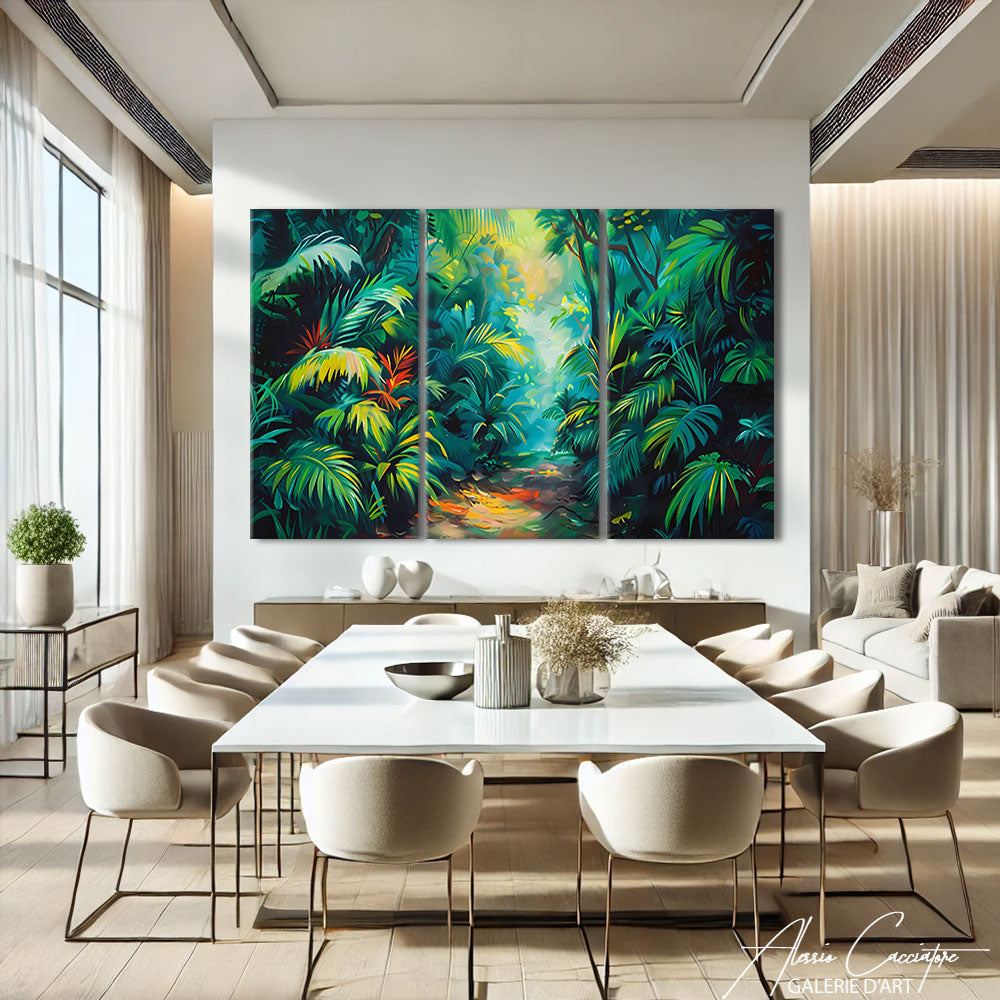 Tableau Triptyque Salon
