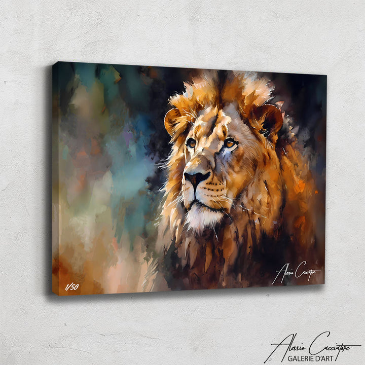 Peinture Lion Moderne