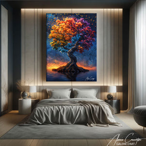 tableau arbre de vie magique