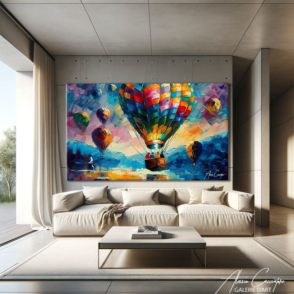 tableau montgolfière