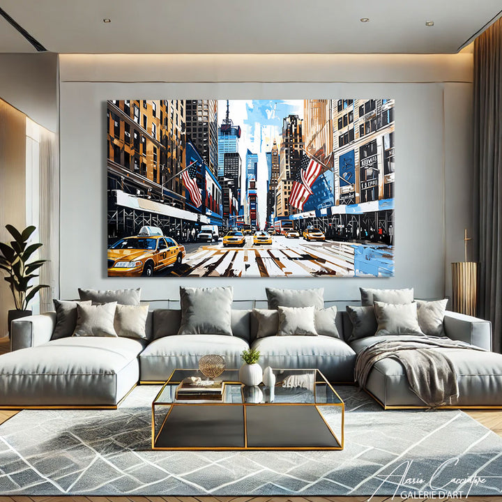 Tableau New York Peinture
