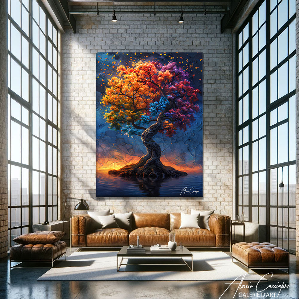 tableau arbre de vie magique