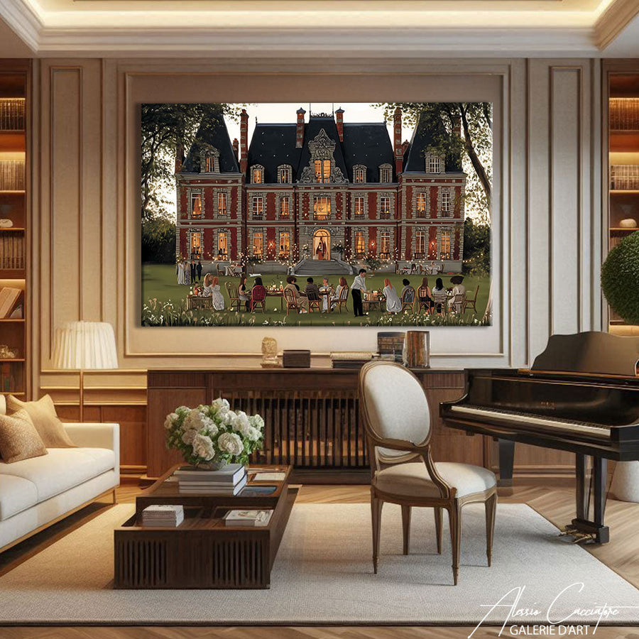 TABLEAU MANOIR CHIC AlessioCacciatore – mise en situation