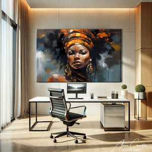 tableau femme africaine