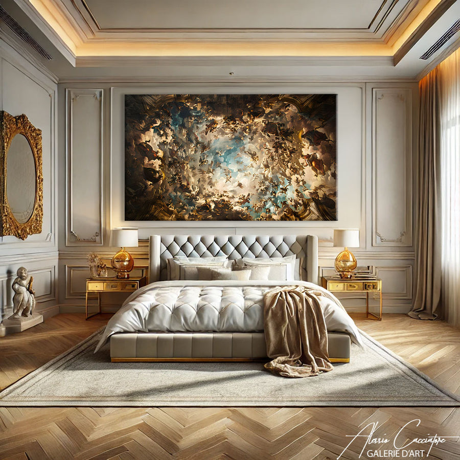 Peinture Baroque Chambre
 – mise en situation