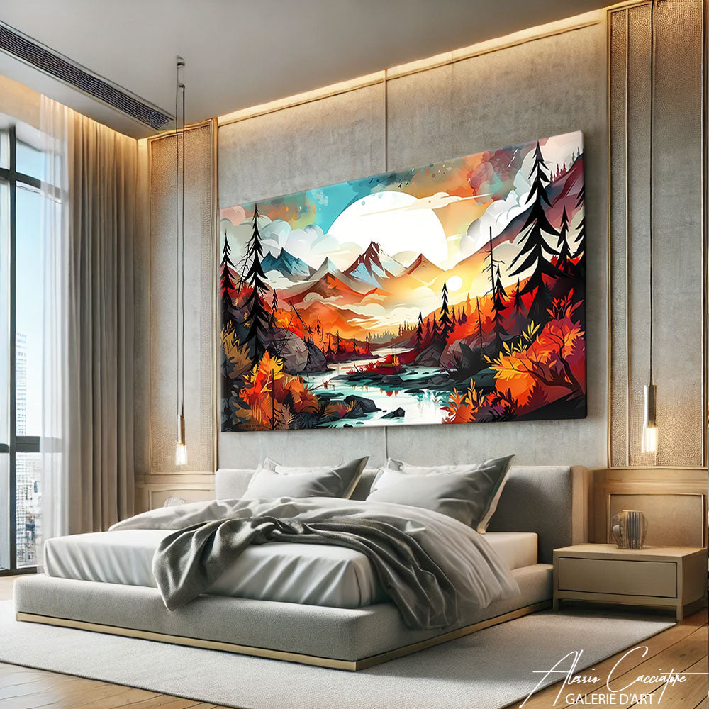 Tableau Montagne Suisse
