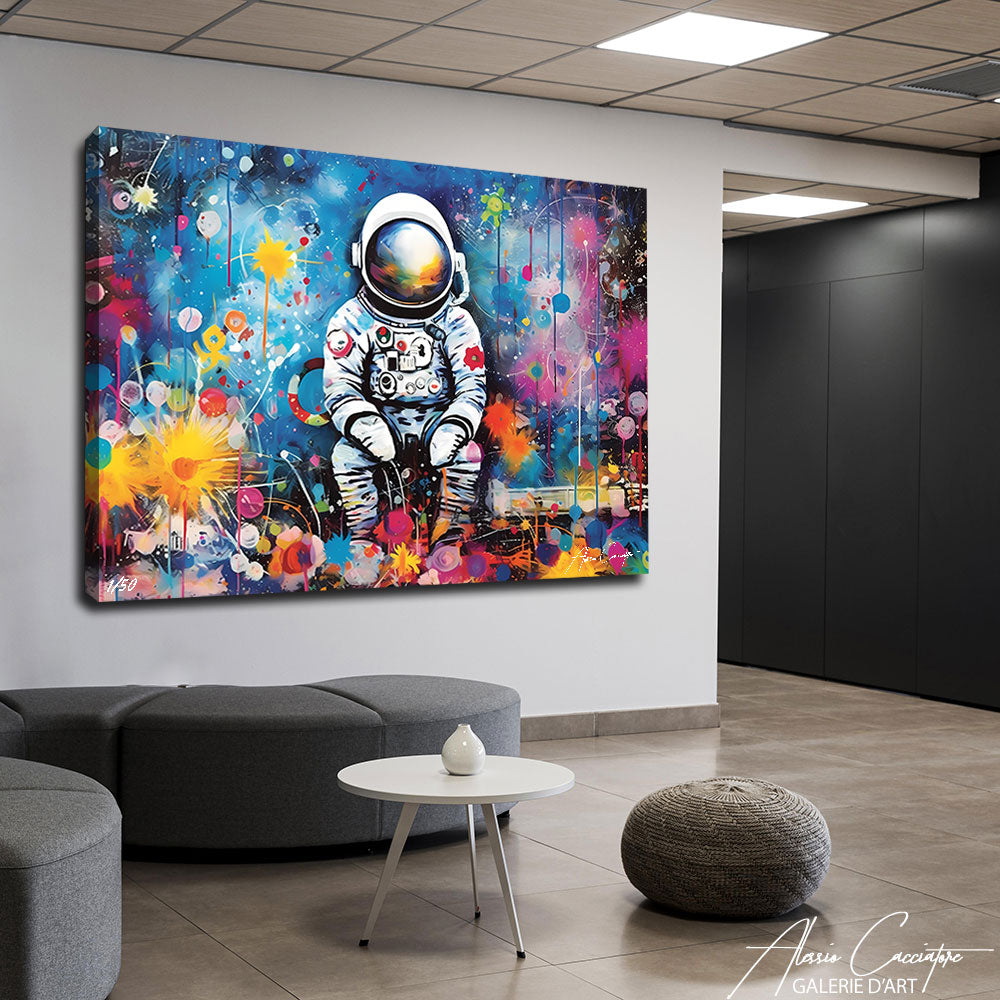 tableau salon street art