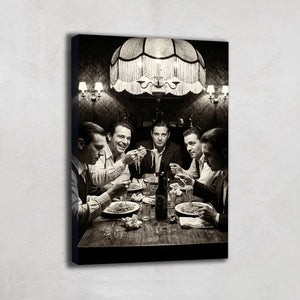 TABLEAU DÉCO CUISINE NOIR ET BLANC