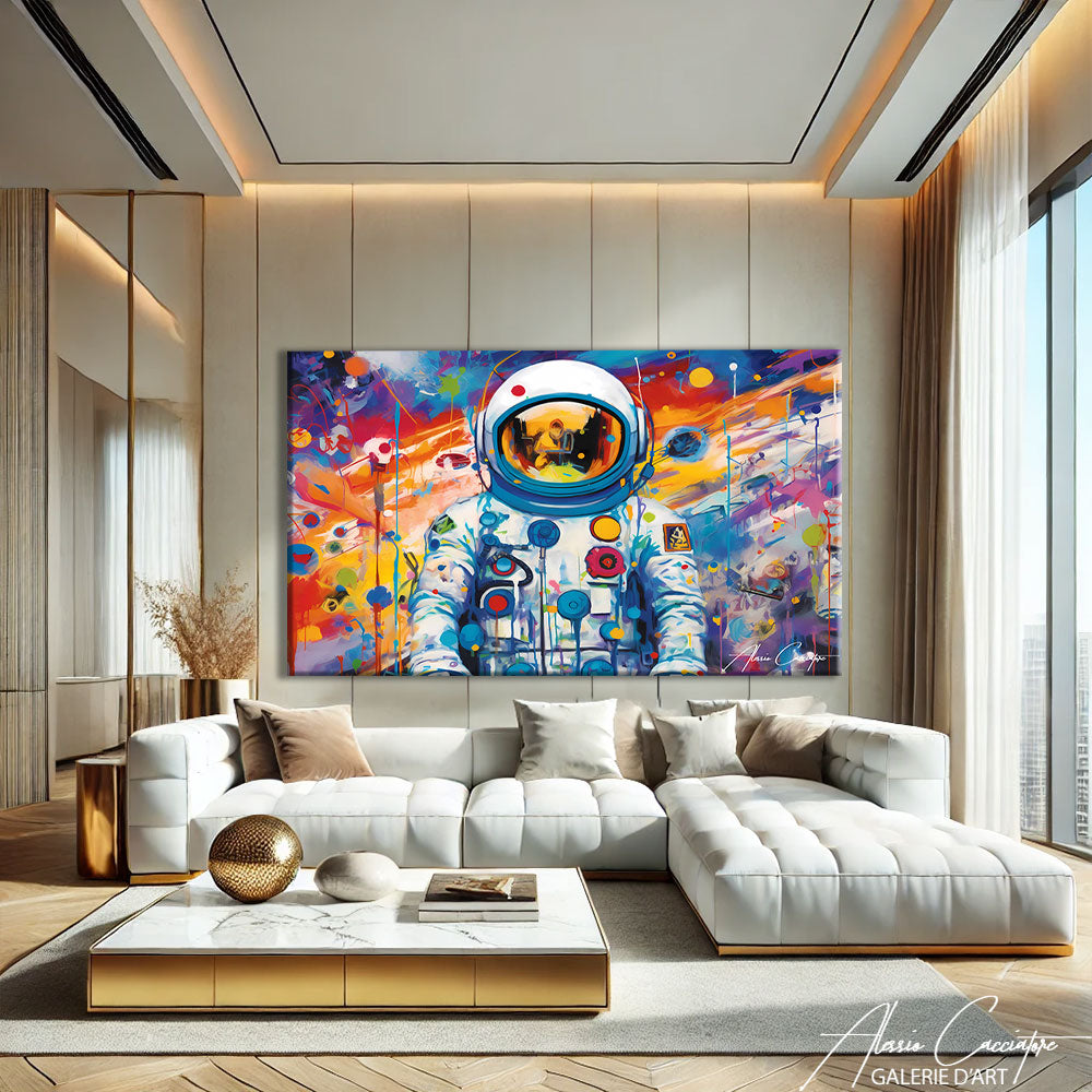 Peinture Astronaute
