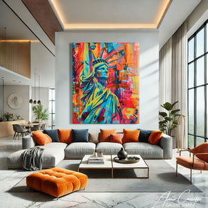 Tableau New York Statue de la Liberté
