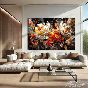 Tableau Fleur Contemporain
