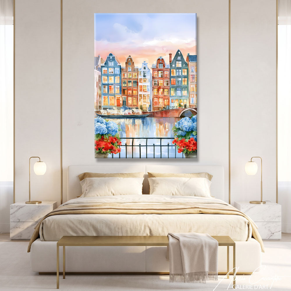 Toile Poster Amsterdam