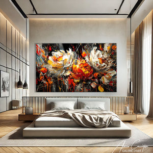 Tableau Fleurs Aquarelle
