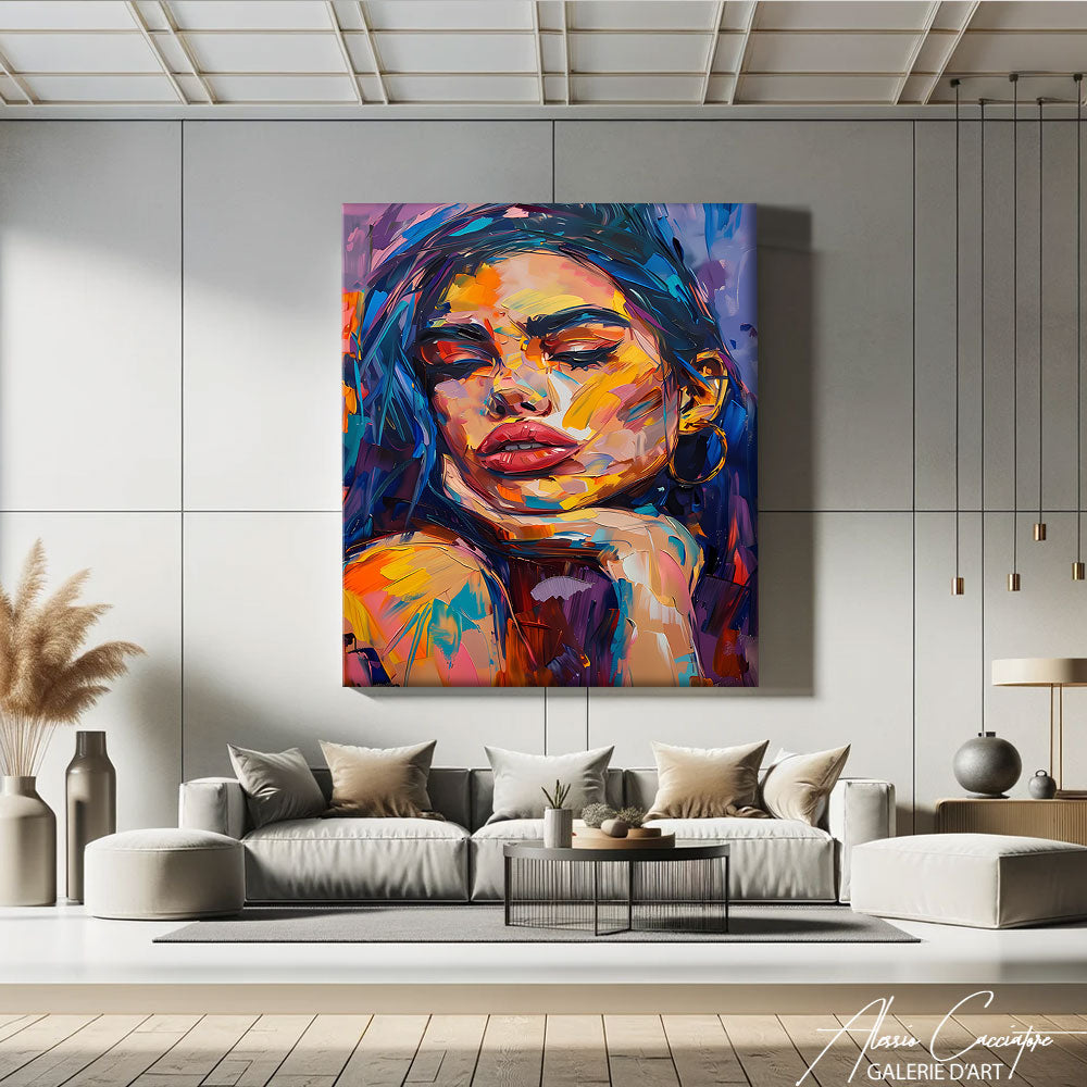 Tableau Visage Femme