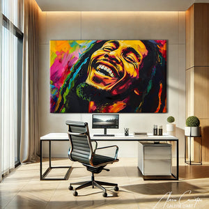 Tableau Pop Art Visage