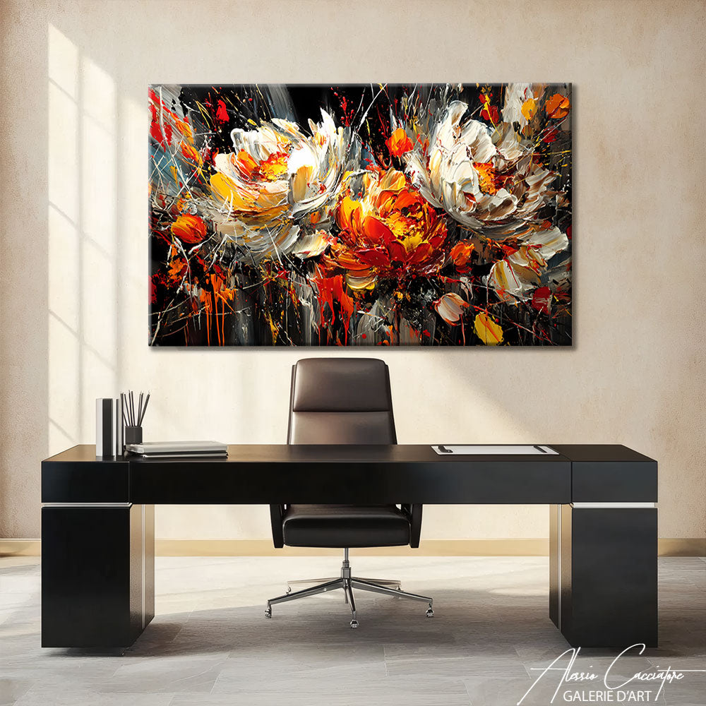 Tableau de Fleurs Modernes