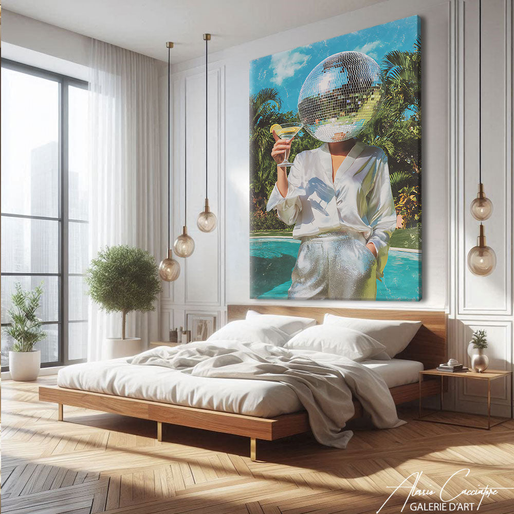 TABLEAU VINTAGE ABSTR