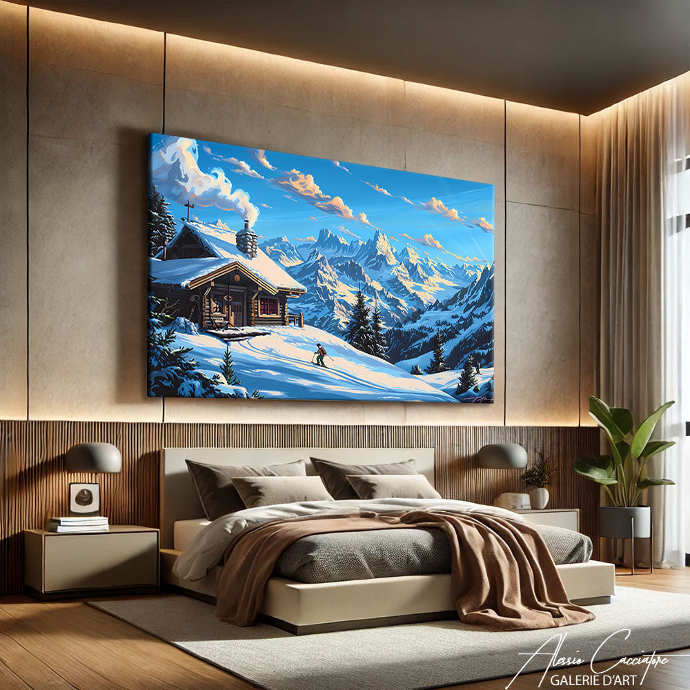 Tableau Panoramique Montagne
