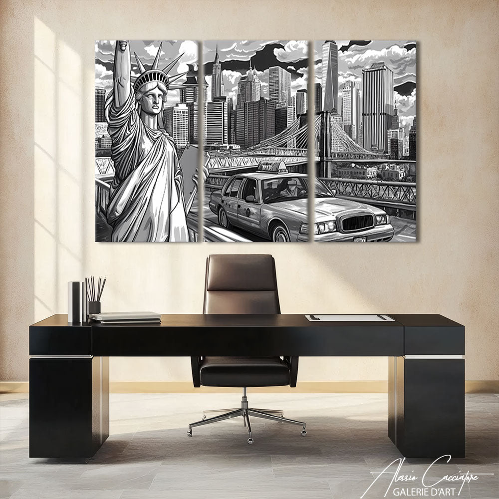 Tableau triptyque Moderne
