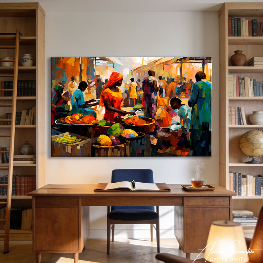 TABLEAU MARCHÉ AFRICAIN – mise en situation