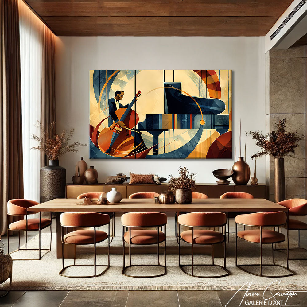 Toile Art Déco Vintage
