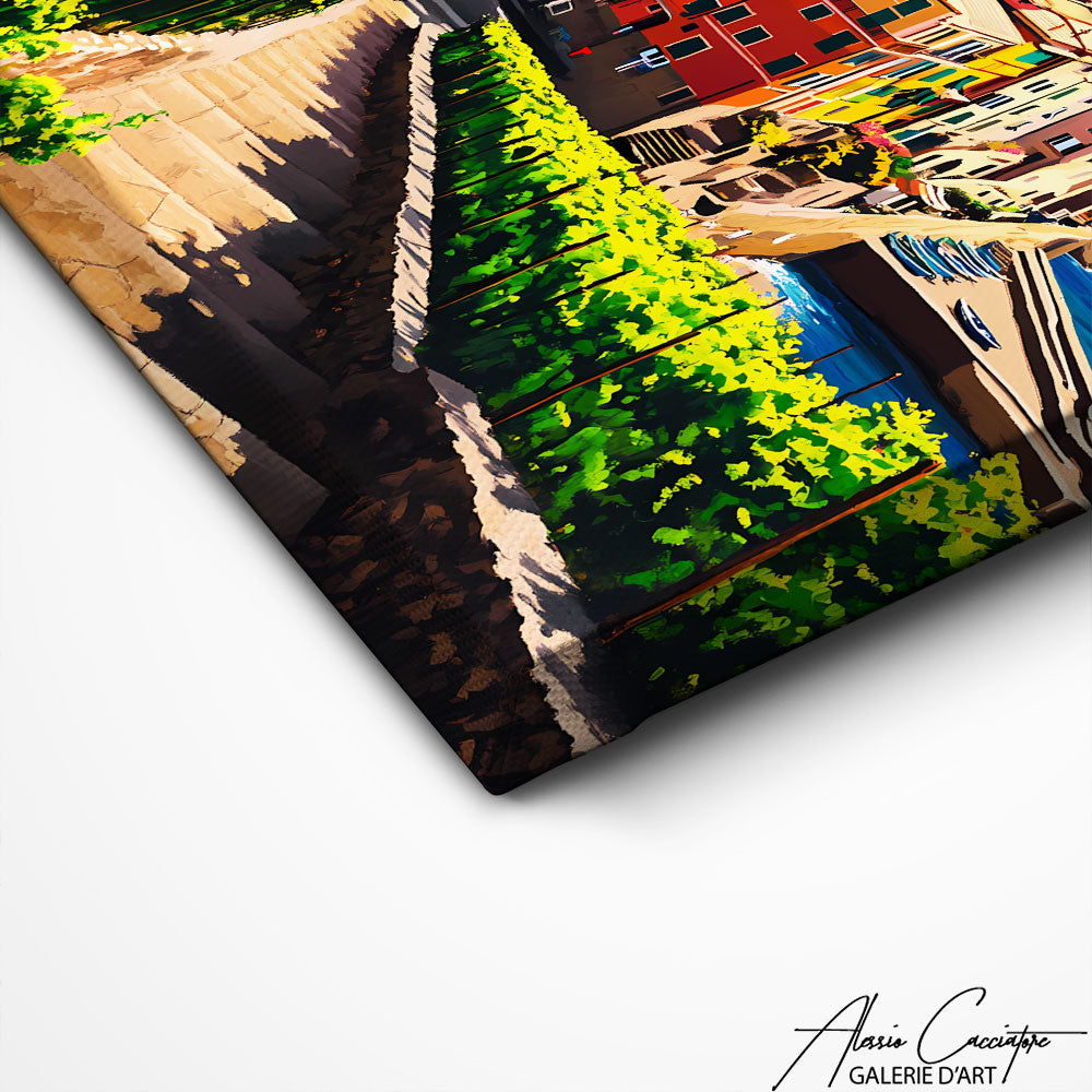Art Mural Toile Mer Mediterranee