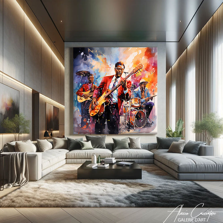 Peinture de Musiciens