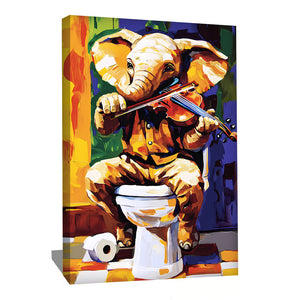 Tableau Animaux Toilettes
