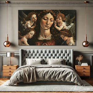 TABLEAU PORTRAIT FEMME RENAISSANCE
