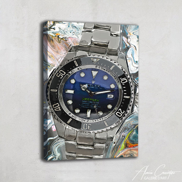 TABLEAU ROLEX STREET ART
