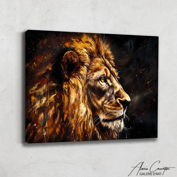 Peinture Acrylique lion