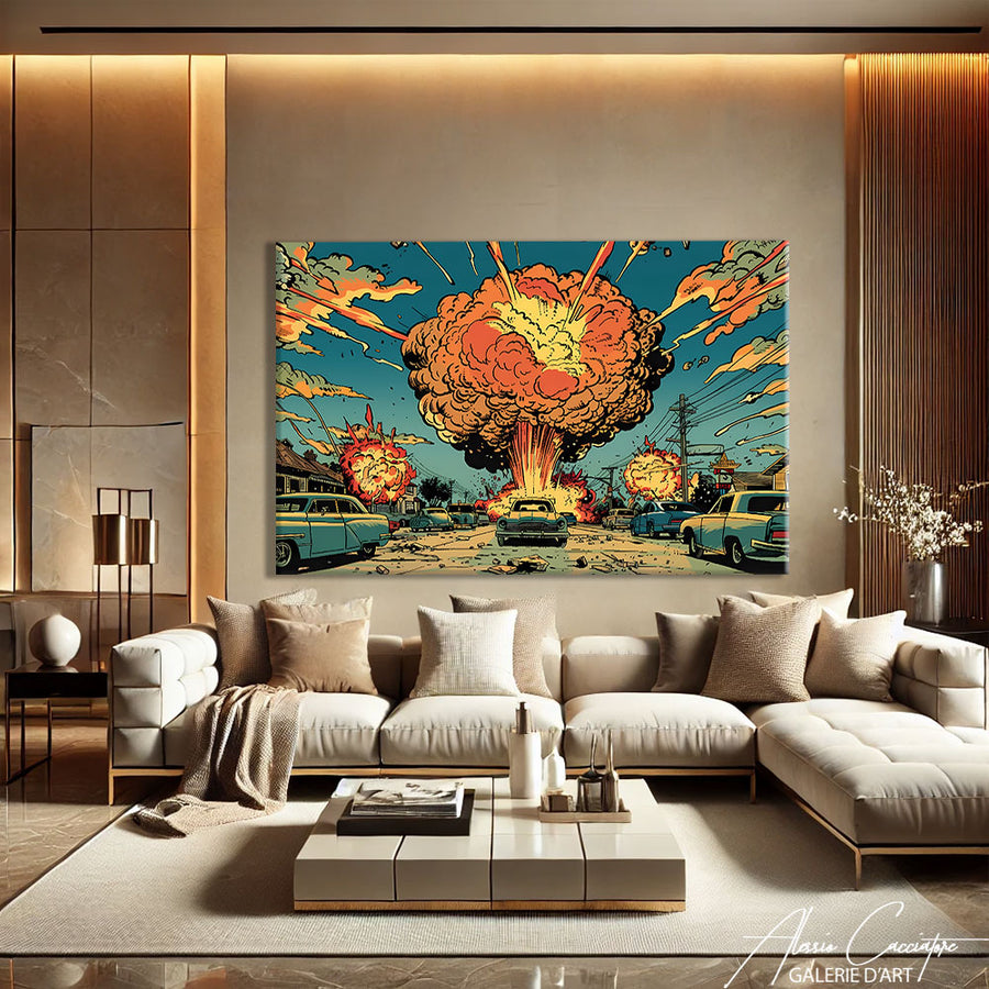 Décoration Murale Pop Art – mise en situation