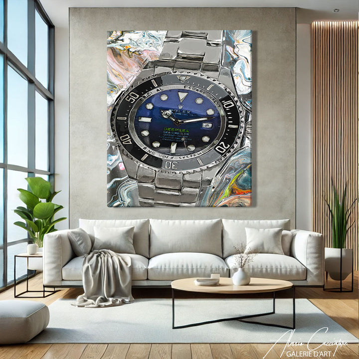 TABLEAU ROLEX STREET ART
