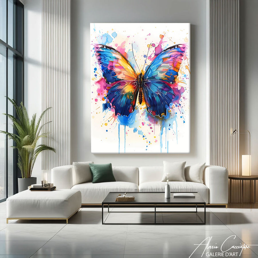Tableau Papillon Connu
 – mise en situation