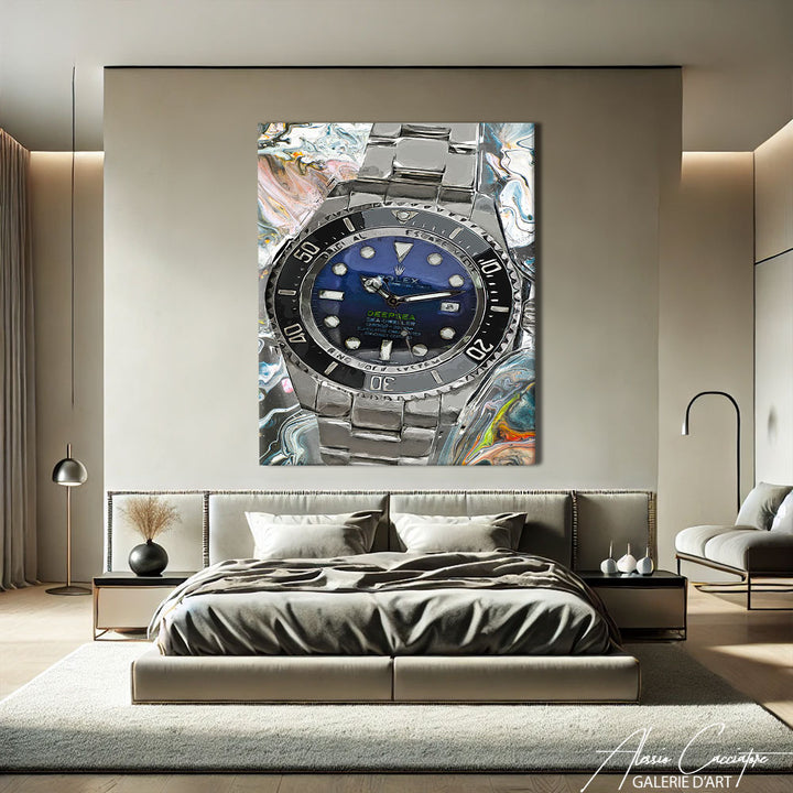 TABLEAU MONTRE MODERNE 
