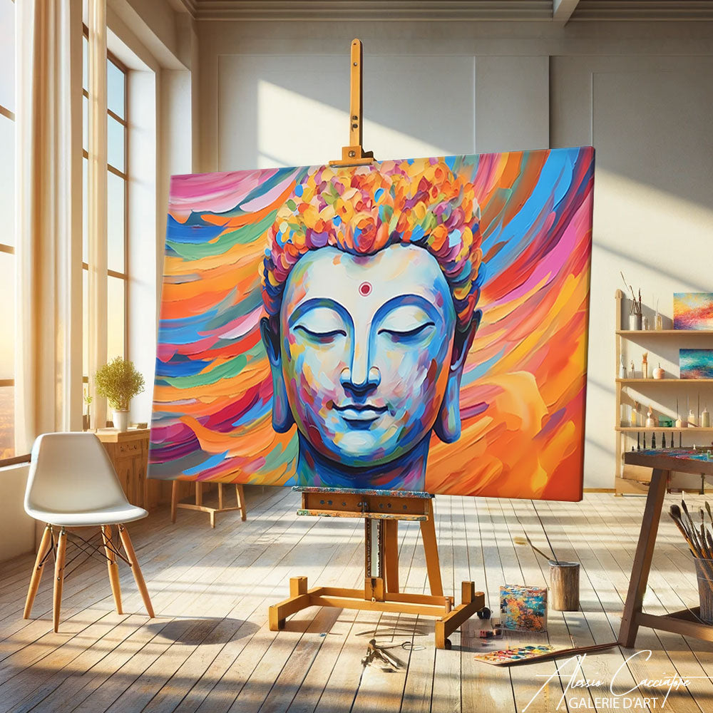 tableau bouddha zen