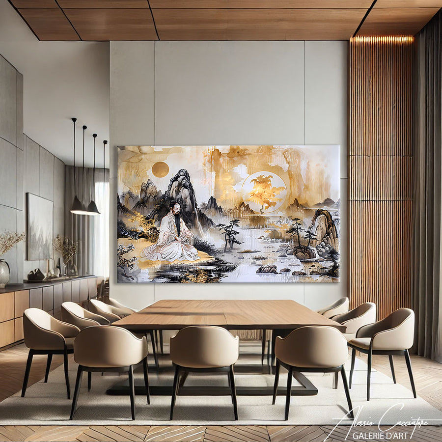 Tableau Mural Zen – mise en situation