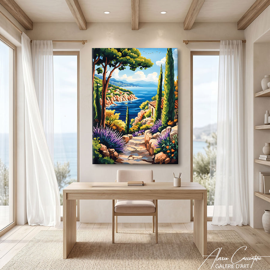 Affiche Ambiance Mediterraneenne – mise en situation