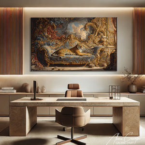tableau Tigre baroque