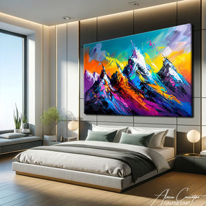 Tableau Panoramique Montagne
