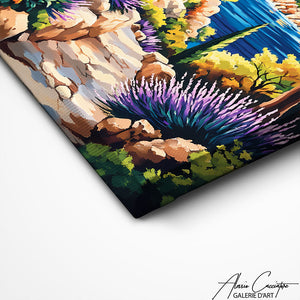 Art Mural Ambiance Mediterraneenne