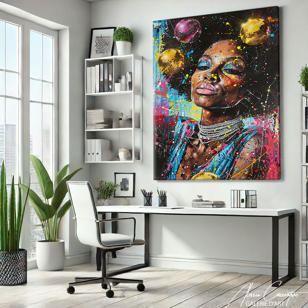 tableau afrique pop art