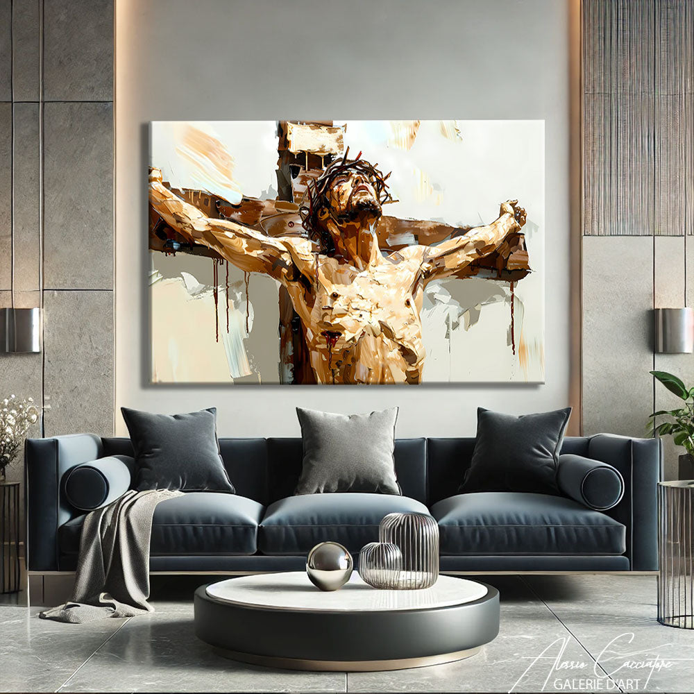 TABLEAU EN CROIX CHRIST
